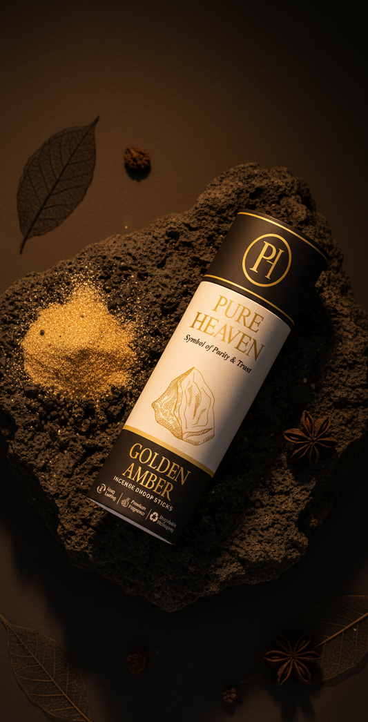 GOLDEN AMBER INCENSE DHOOP STICKS