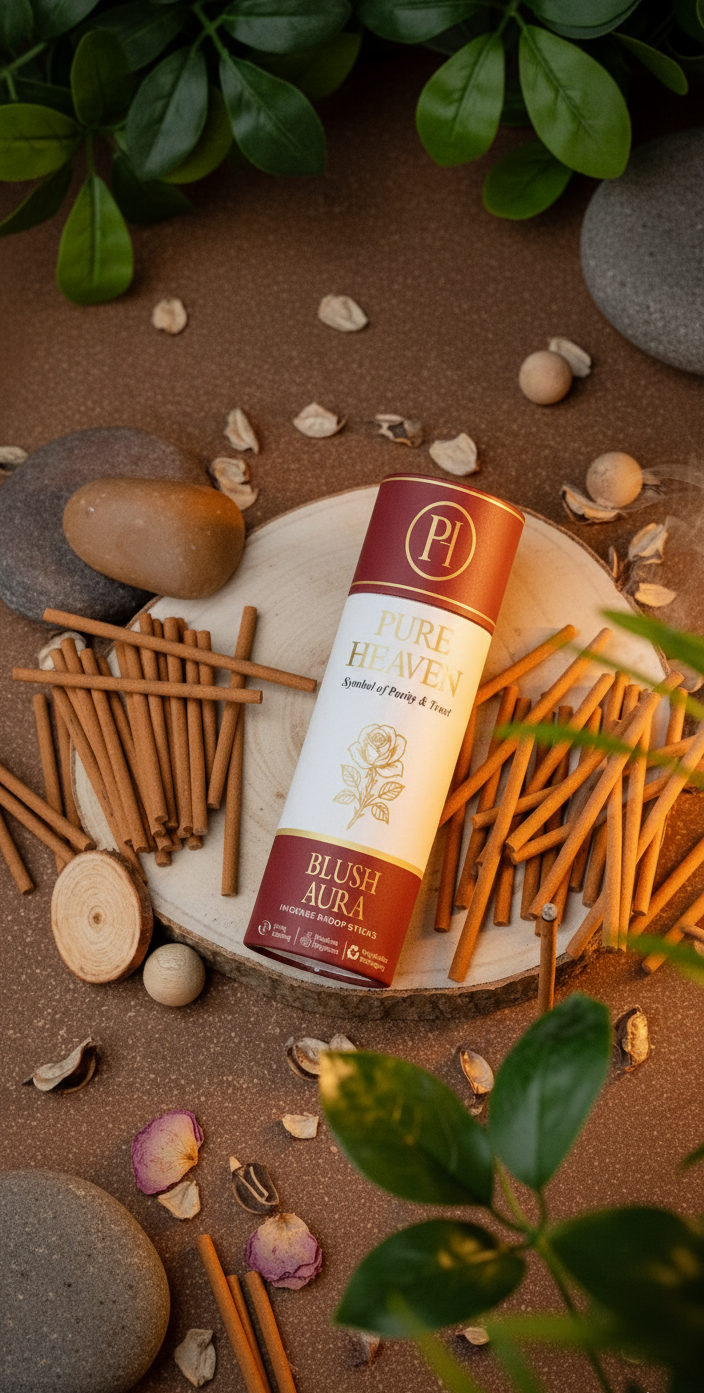 BLUSH AURA INCENSE DHOOP STICKS